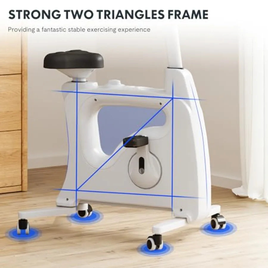 Under Desk Exercise Bike With Removable Desktop For Indoor Use