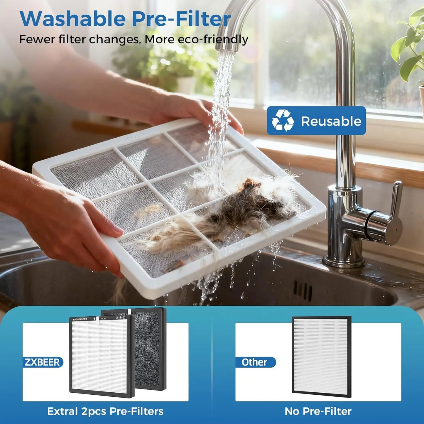 Air Purifier With HEPA Filter PM2.5 Sensor Aroma Quiet Sleep