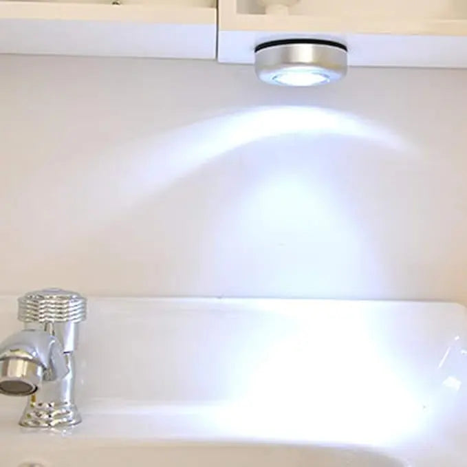Mini LED Night Light Self Adhesive Push Light for Hallways
