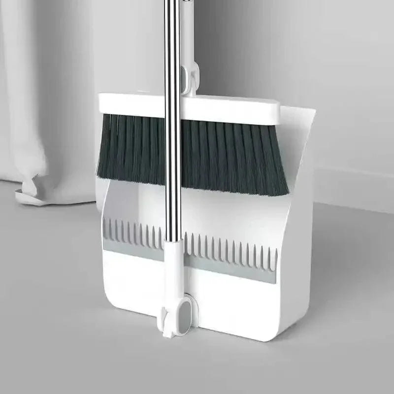 SHFY Folding Dustpan And Broom Set With Swivel Handle