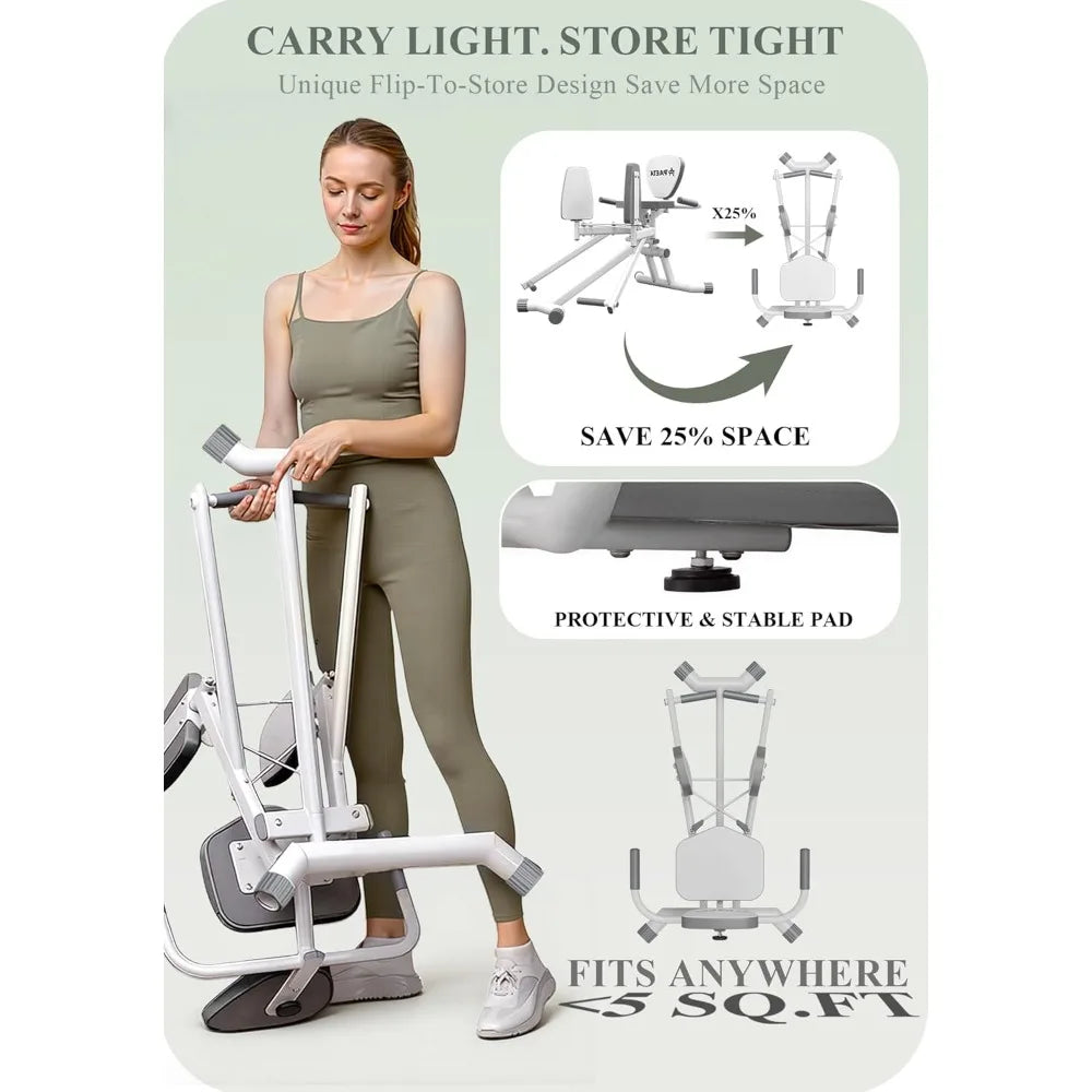 YTYIN Hip Abductor Machine For Home Gym Glute And Leg Toning
