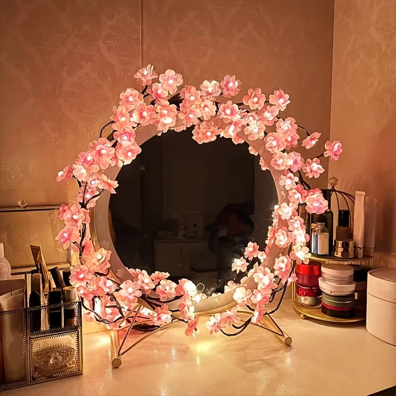 96LED Cherry Blossom Tree Light Diy Bedroom Decoration