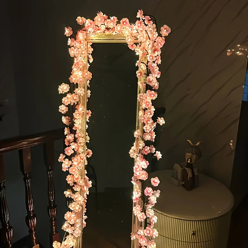 96LED Cherry Blossom Tree Light Diy Bedroom Decoration