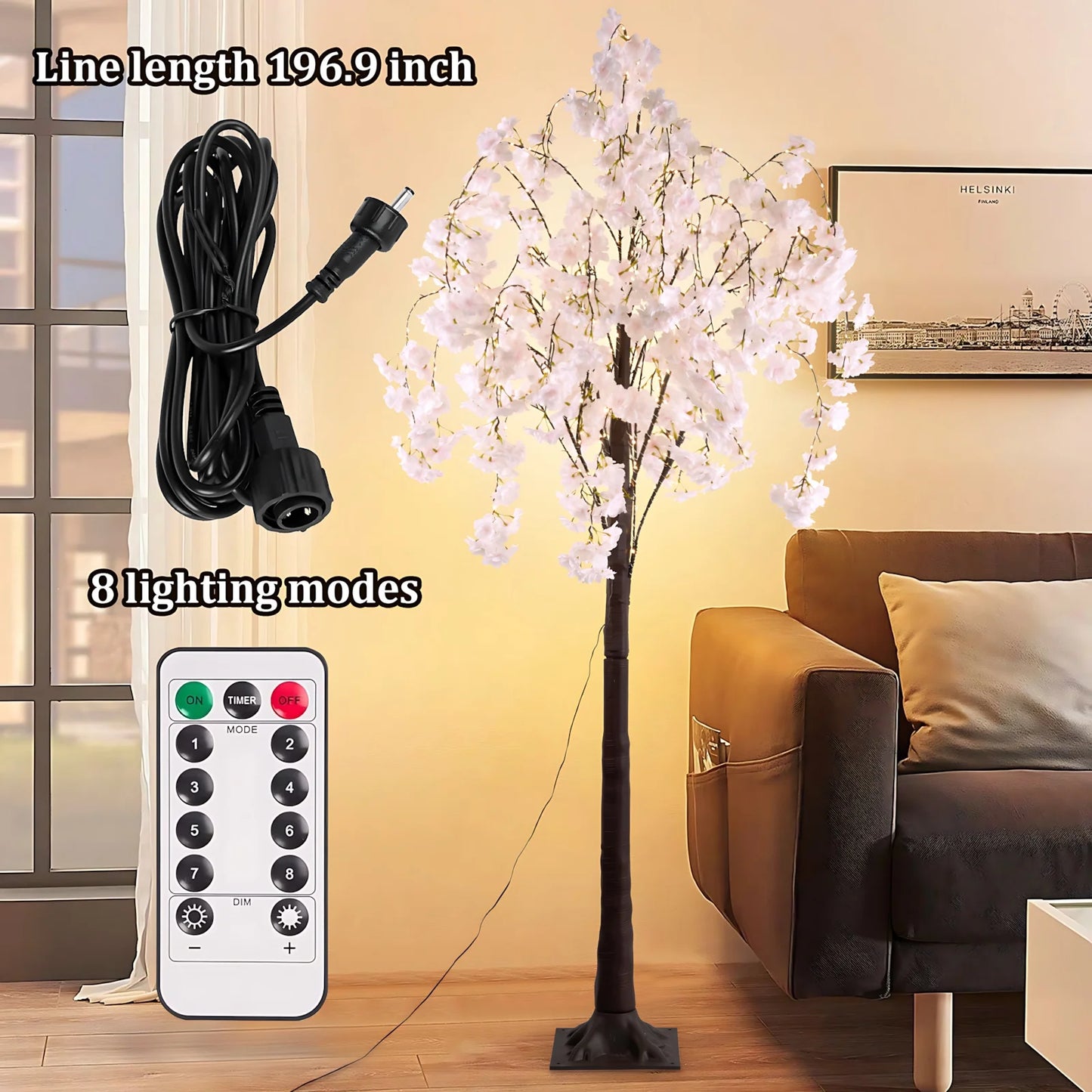 Cherry Blossom LED Tree Light Indoor Decoration 450 LEDs