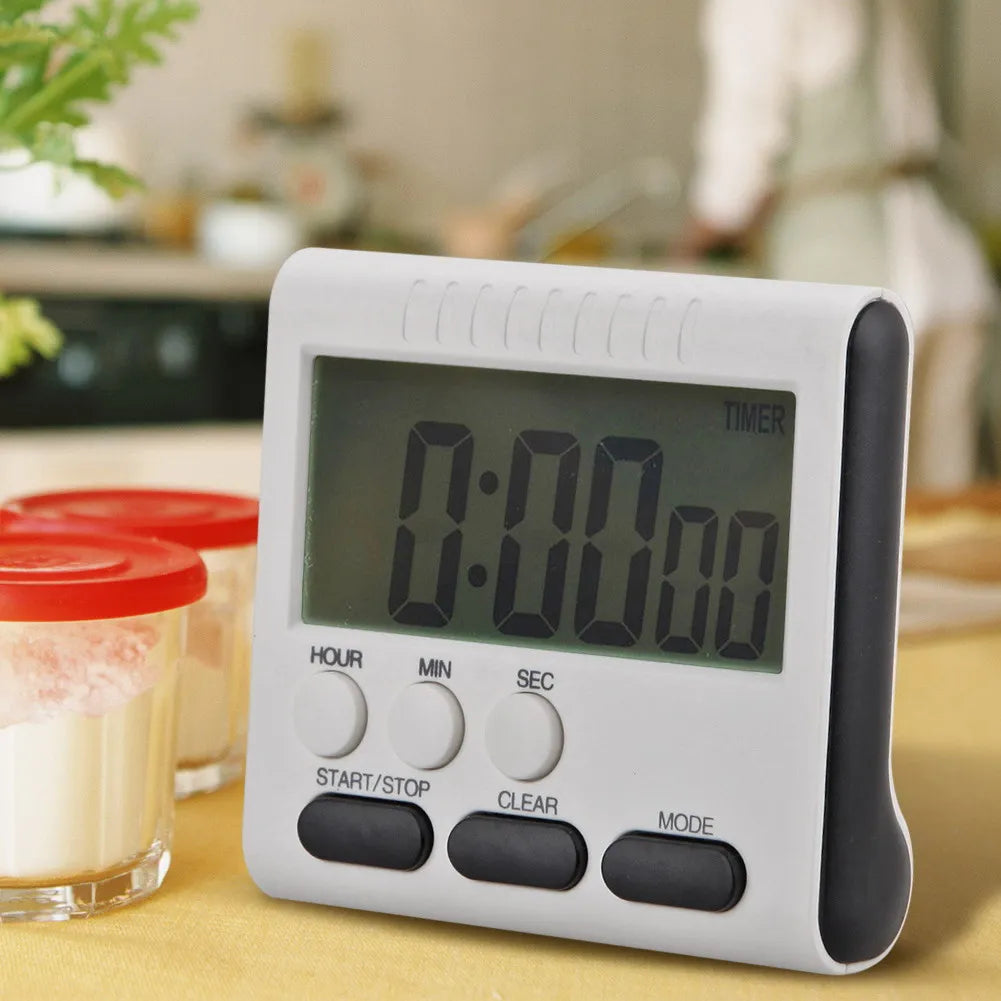 APWIKOGER Multifunction Digital Kitchen Timer 24 Hour Clock
