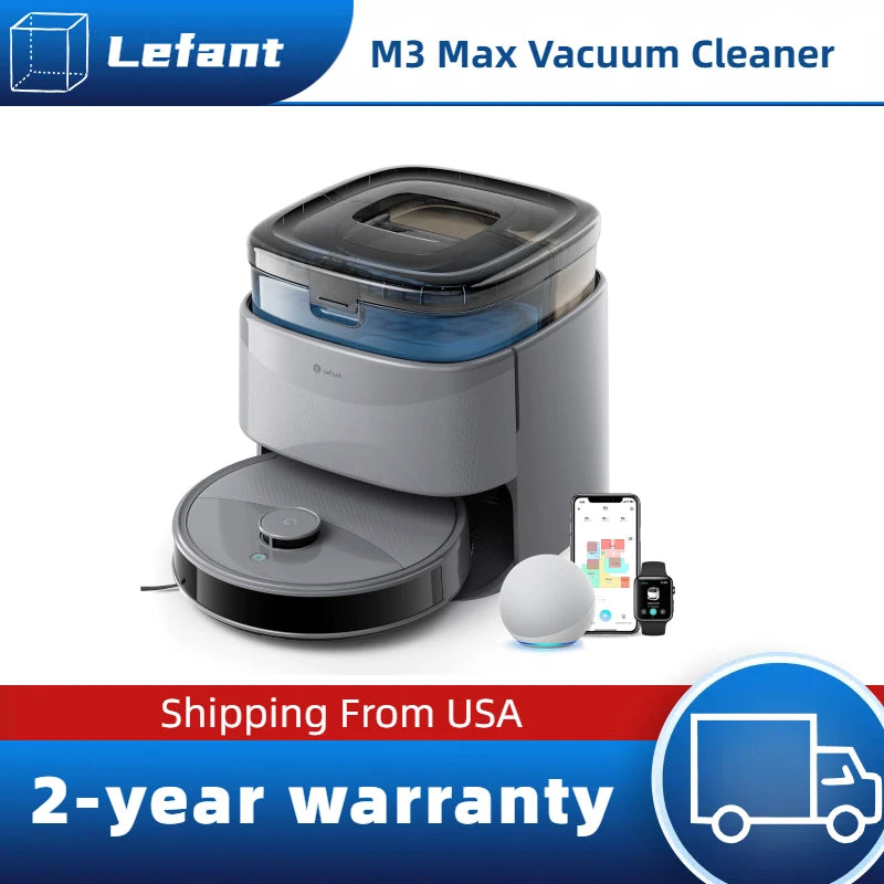 Lefant M3 Max Robot Vacuum And Mop With 20KPa Suction