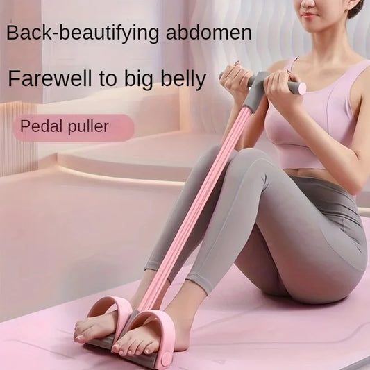 Home Fitness Foot Pedal Resistance Trainer With EVA Cushions