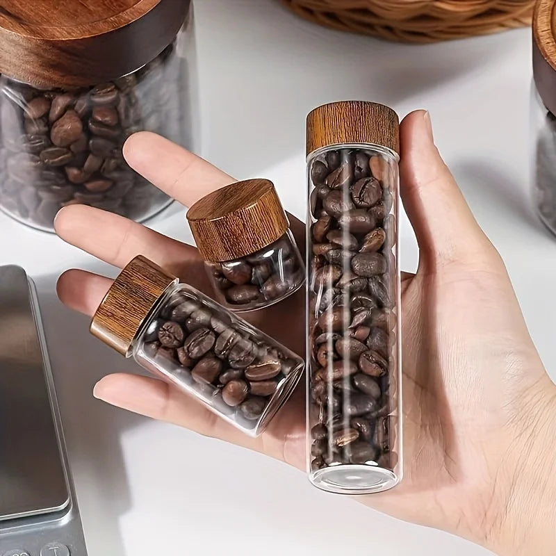 Mini Glass Dispenser Bottles Pack For Travel And Kitchen