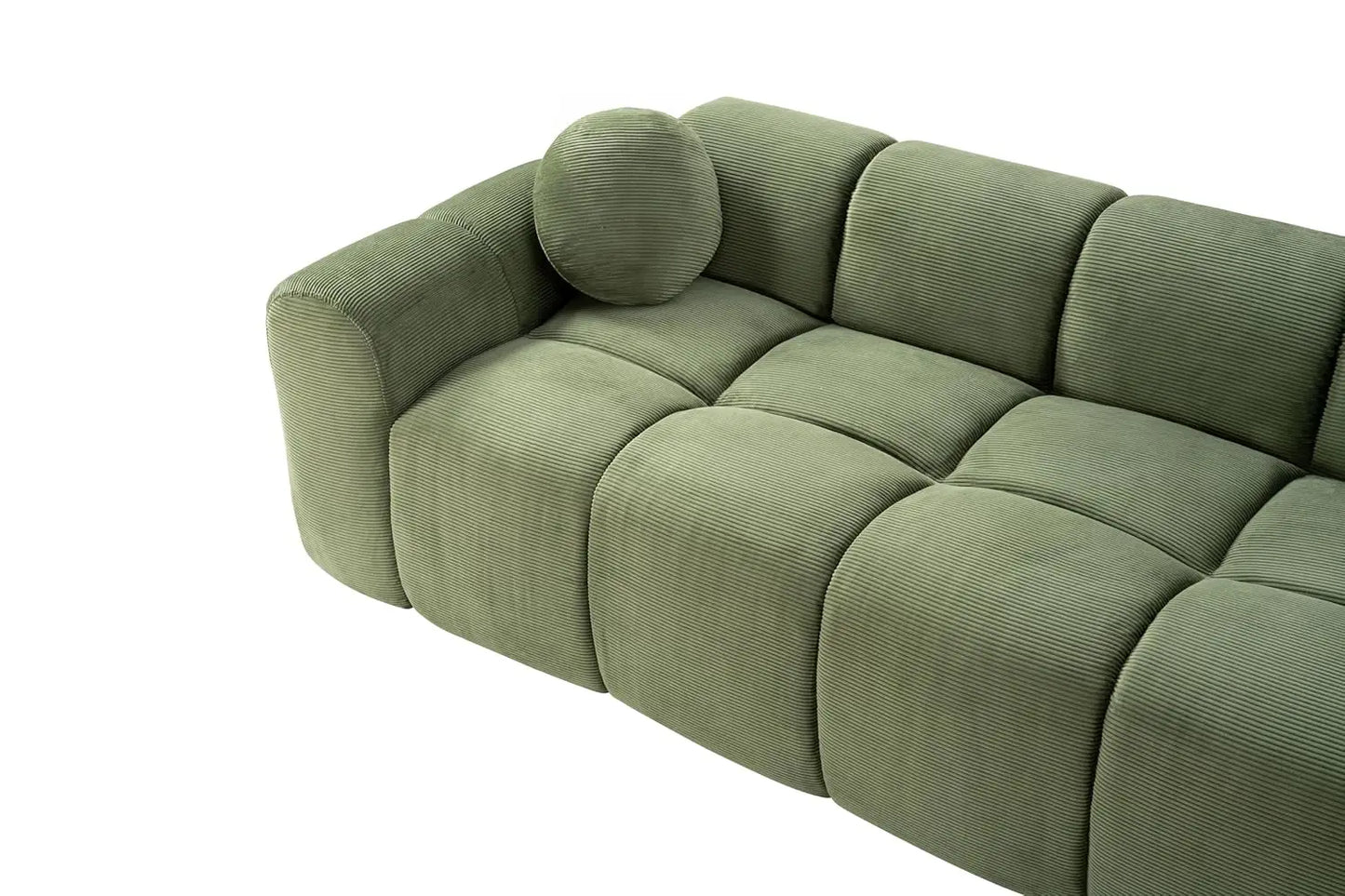 Cloud Corduroy 3 Seater Sofa Modern Oversized Loveseat