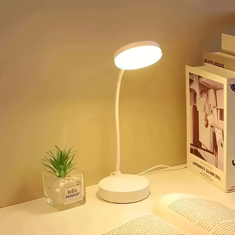 Flexible LED Desk Lamp With 3 Level Dimmer USB Powered