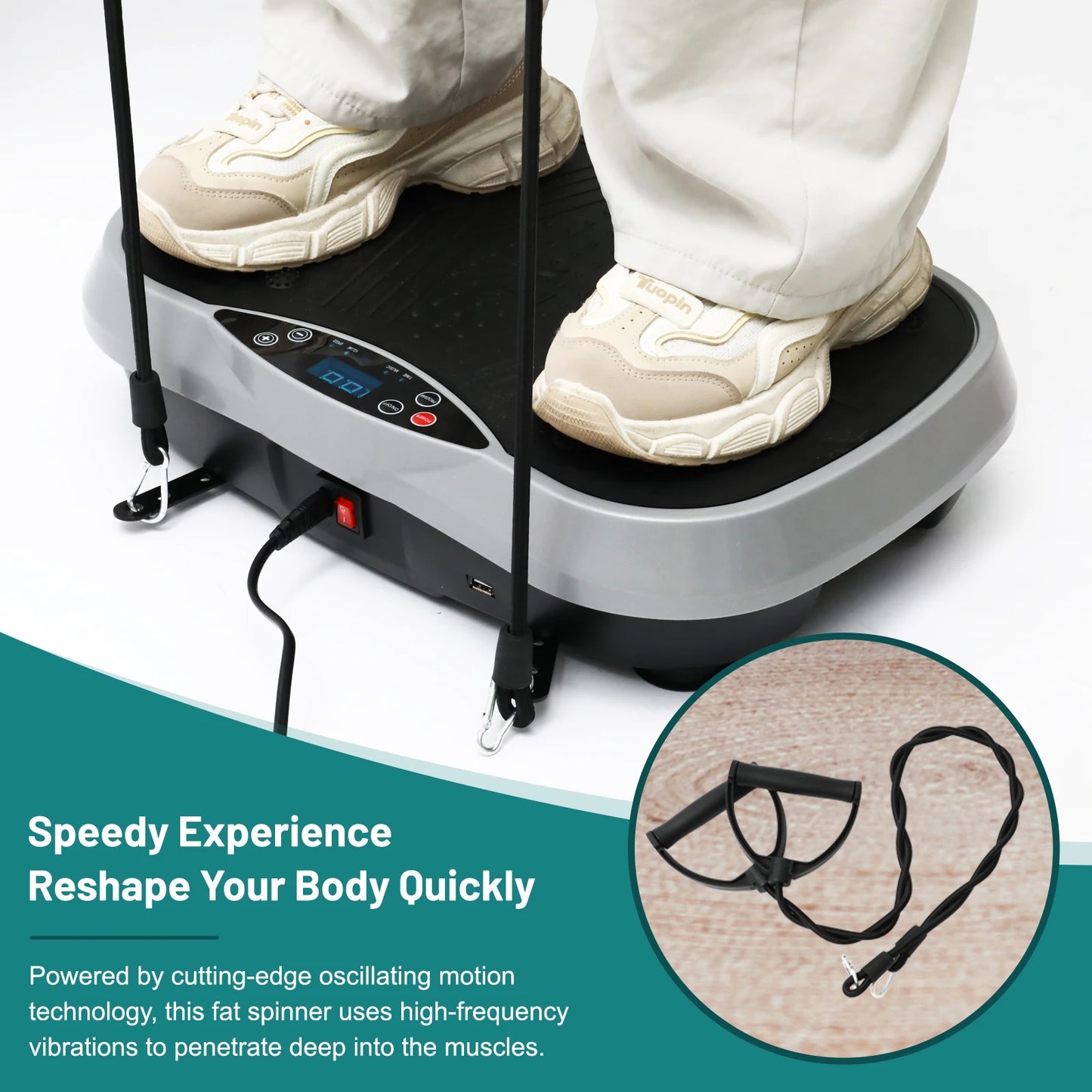 N Vibration Plate Exercise Machine For Home Fat Burning Workout