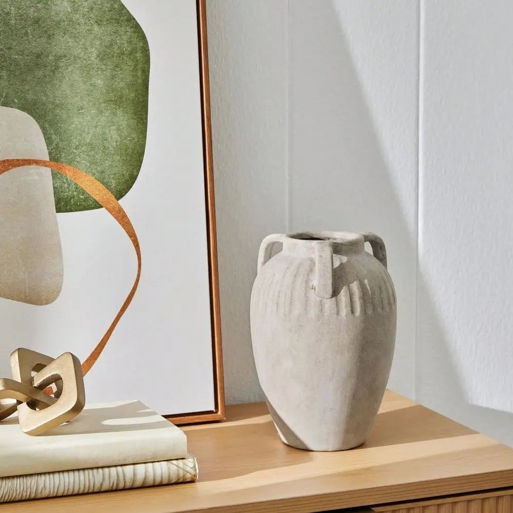 XMSJ Glass Vase With Elegant Handle Design For Modern Decor