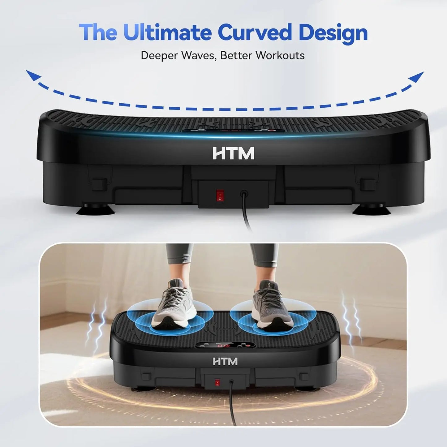 Vibration Plate Fitness Platform Silent Operation With 120 Levels