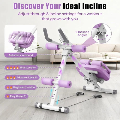 Multifunctional Ab Machine Core Trainer With Knee And Back Support