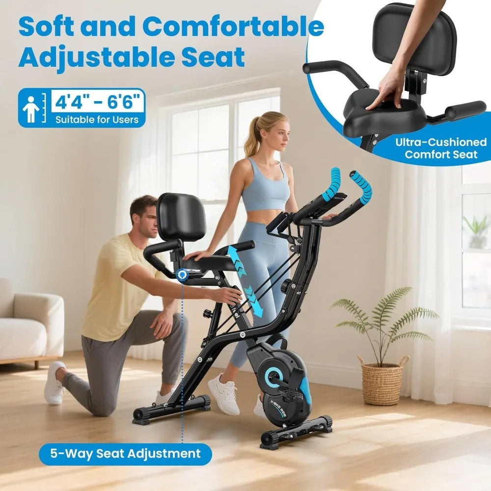 YTYIN Birdfeel Indoor Exercise Bike With 8 Level Magnetic Resistance