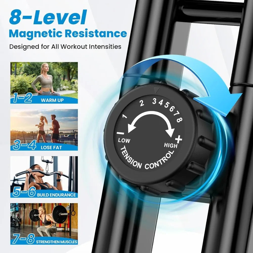 YTYIN Birdfeel Indoor Exercise Bike With 8 Level Magnetic Resistance