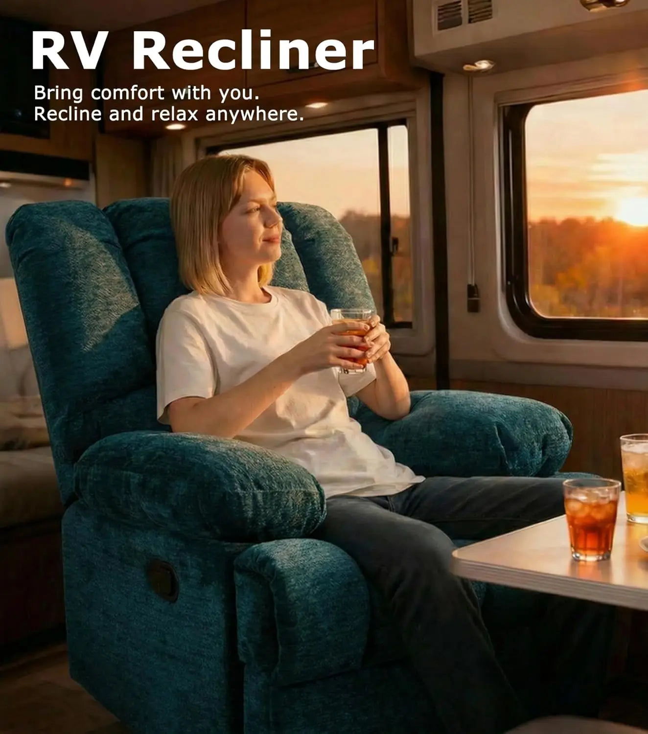 Oversized Rocker Recliner Chair For Living Room Comfort And Durability