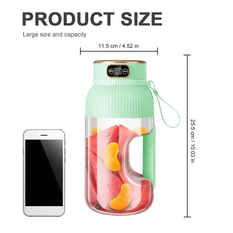 Portable Juicer Blender USB Charging Lemon Orange Fruit Cup
