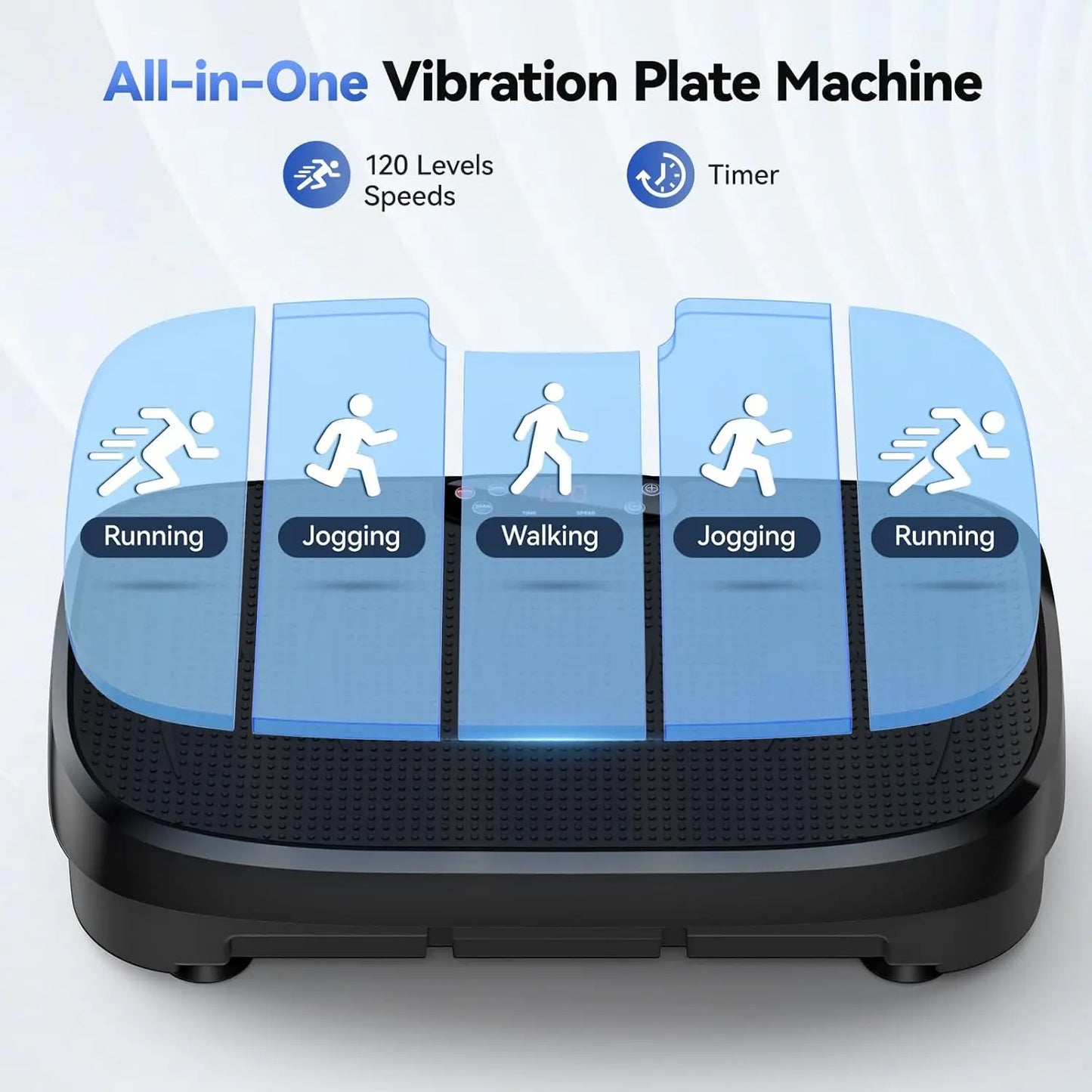 Vibration Plate Fitness Platform Silent Operation With 120 Levels