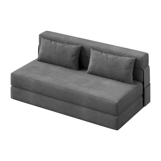 HobbyLane 4 In 1 Folding Sofa Bed Corduroy Sleeper Loveseat