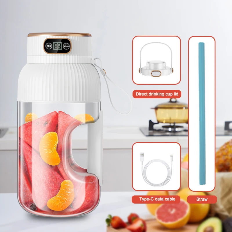 Portable Juicer Blender USB Charging Lemon Orange Fruit Cup