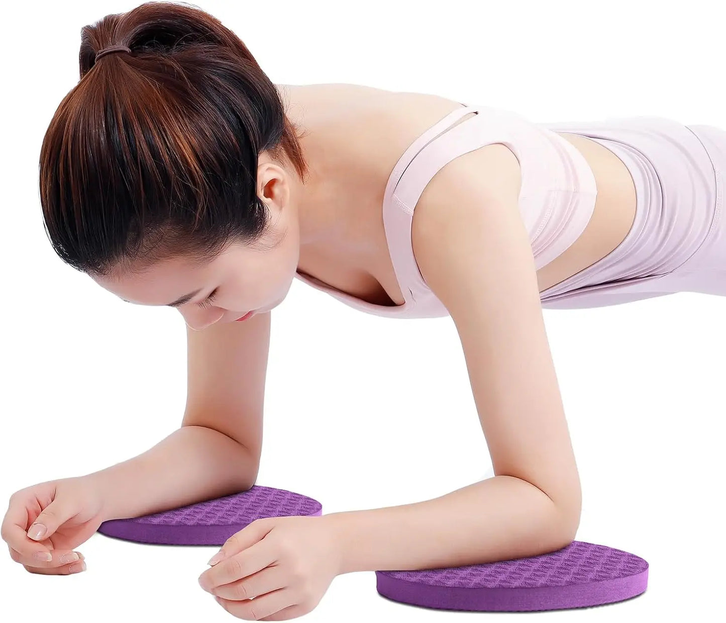 TPE Yoga Knee Pads And Exercise Mat Set For Workouts