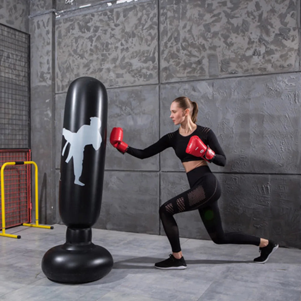 APWIKOGER Inflatable Boxing Bag For Kids And Adults Training