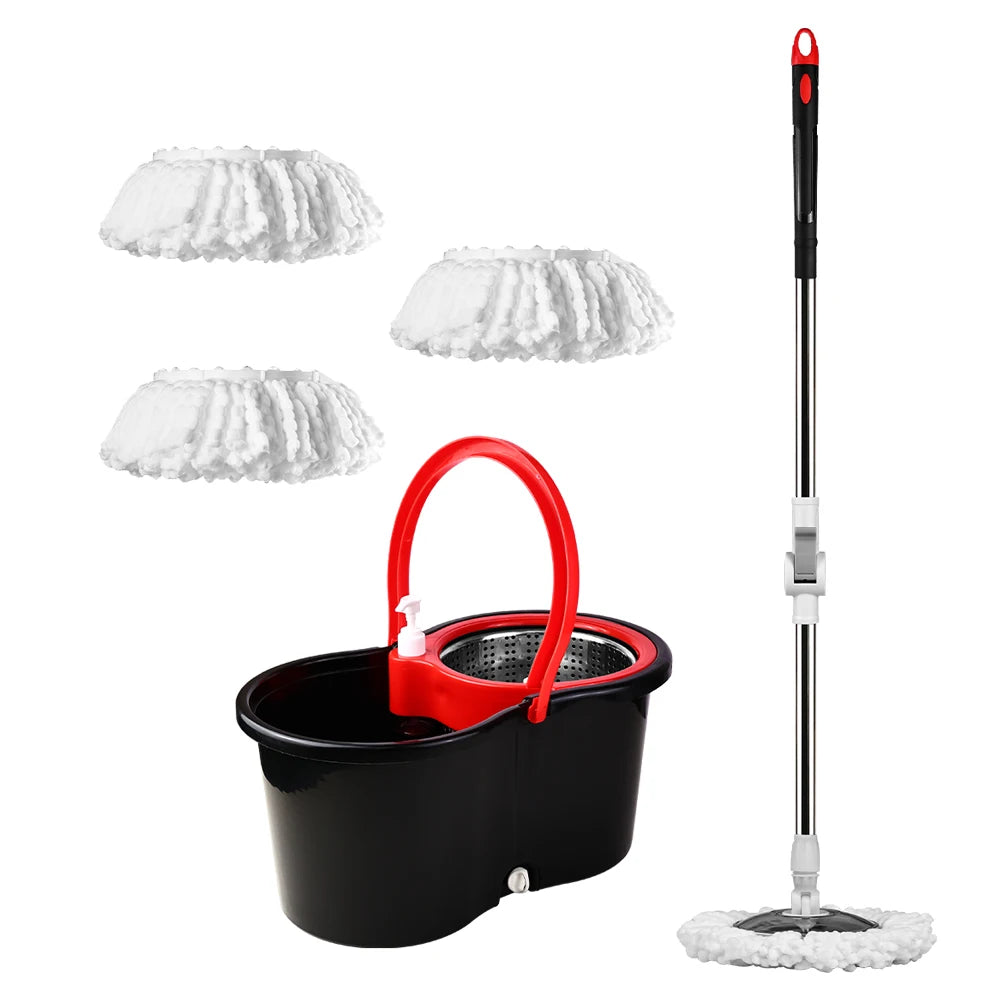 360 Spin Mop Bucket Set With Dual Motion Cleaning System