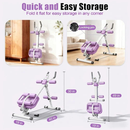 Multifunctional Ab Machine Core Trainer With Knee And Back Support