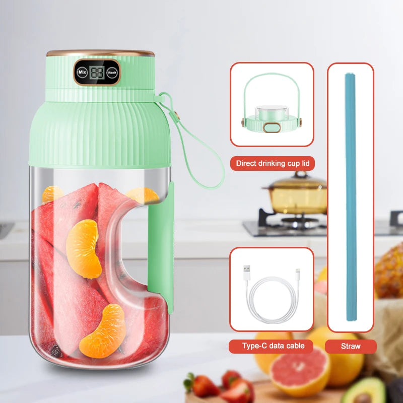 Portable Juicer Blender USB Charging Lemon Orange Fruit Cup