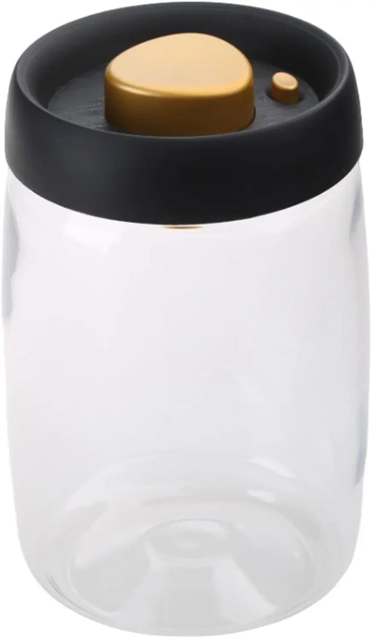 Borosilicate Glass Coffee Jar With Airtight Lid