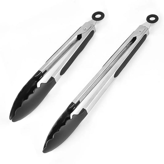 Shunmaii BBQ Grilling Tong Stainless Steel Anti Scalding Utensil