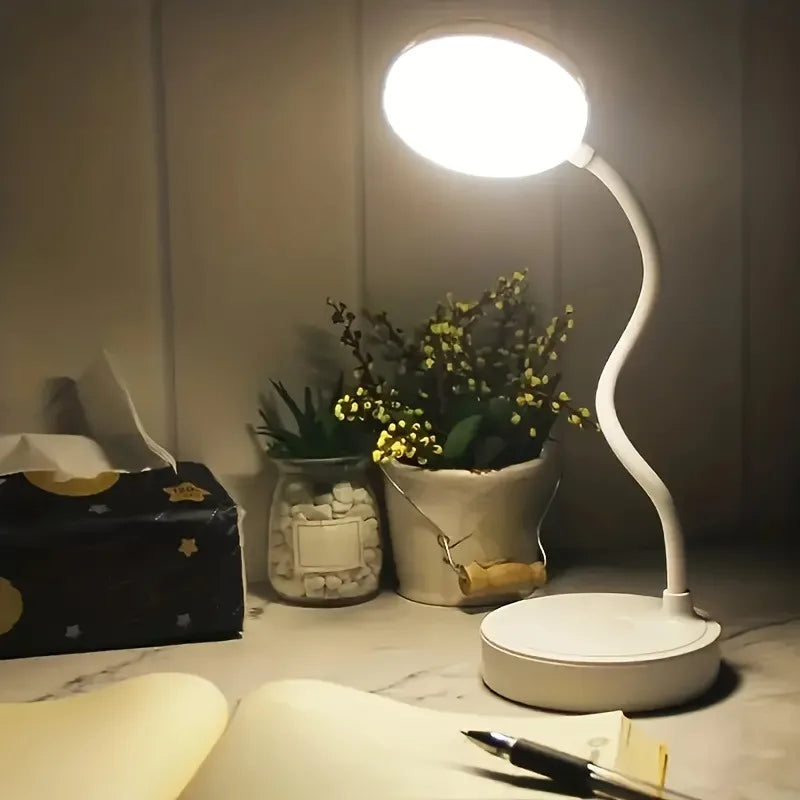 Flexible LED Desk Lamp With 3 Level Dimmer USB Powered