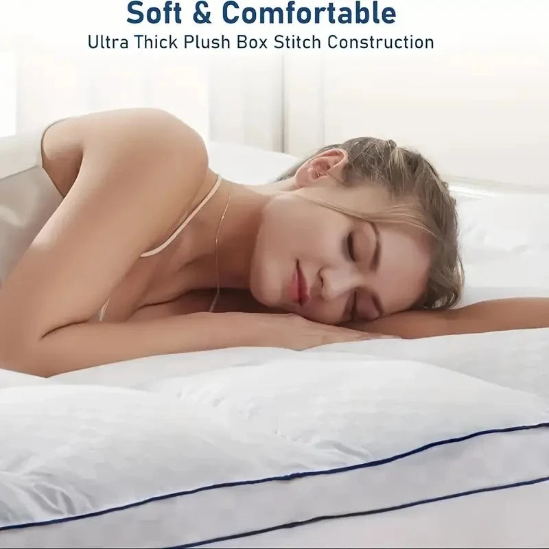 HGETVECN Extra Thick Mattress Topper 1000Gsm Cooling Breathable
