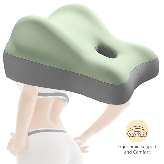 Ergonomic Memory Foam Bed Pillow For Sitting And Pregnancy Comfort