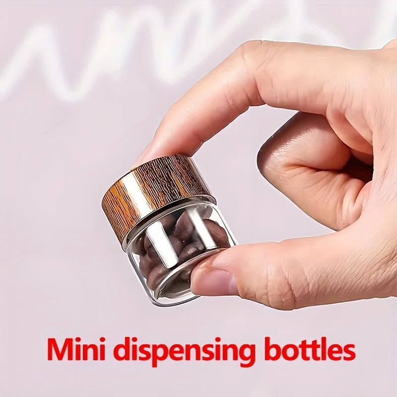 Mini Glass Dispenser Bottles Pack For Travel And Kitchen