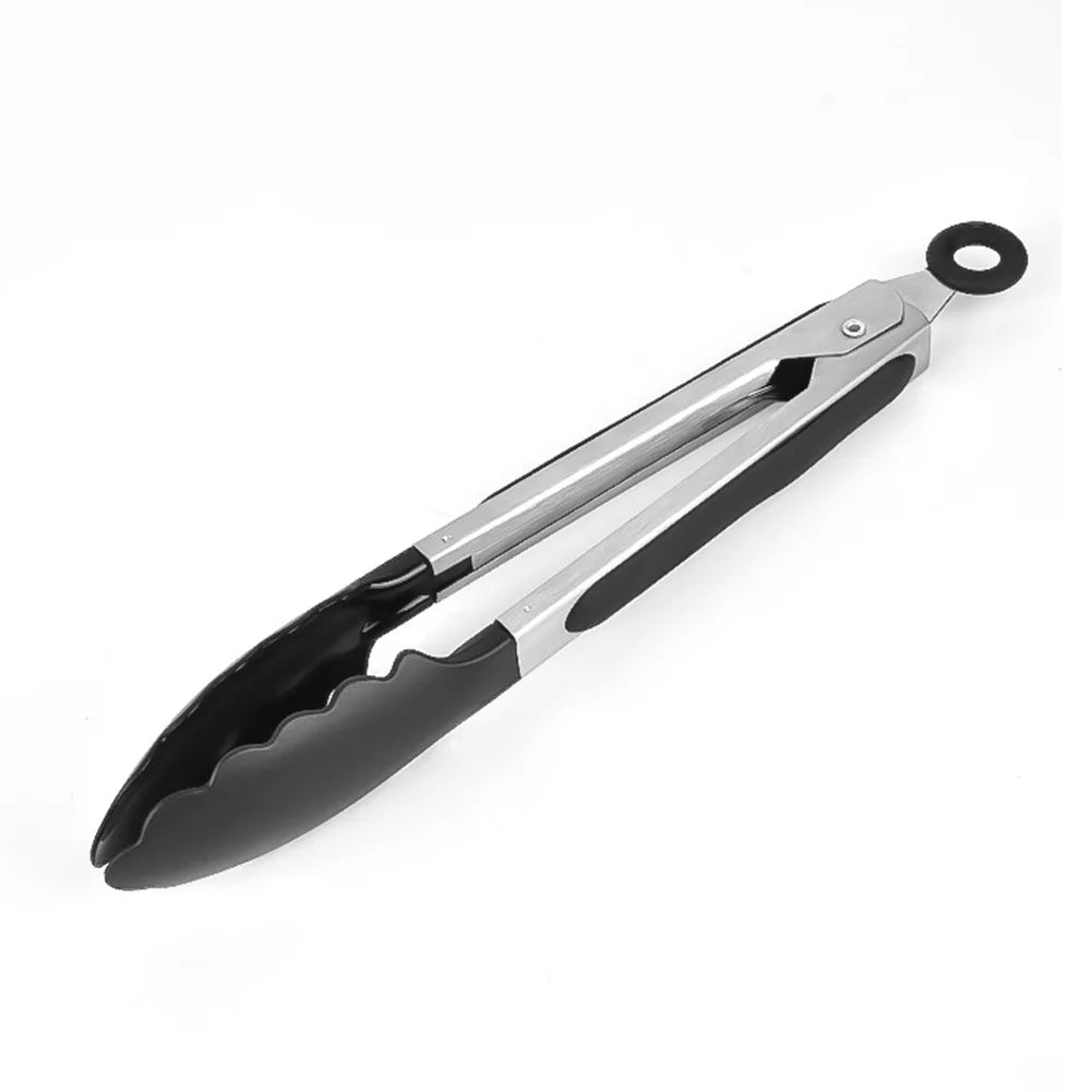 Shunmaii BBQ Grilling Tong Stainless Steel Anti Scalding Utensil
