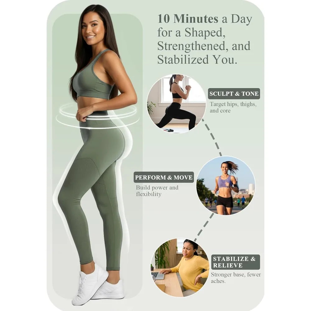 YTYIN Hip Abductor Machine For Home Gym Glute And Leg Toning